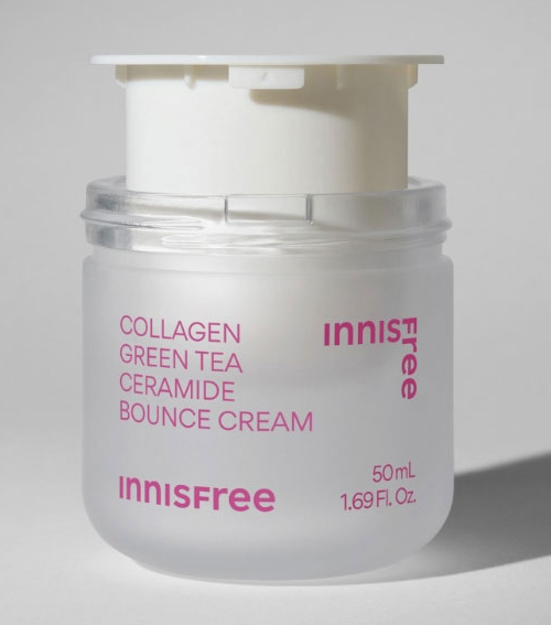 innisfree Collagen Green Tea Ceramide Bounce Cream 50ml (Refill)