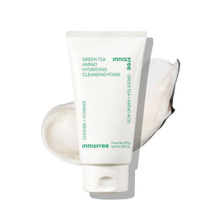 innisfree Green Tea Amino Hydrating Cleansing Foam 250g